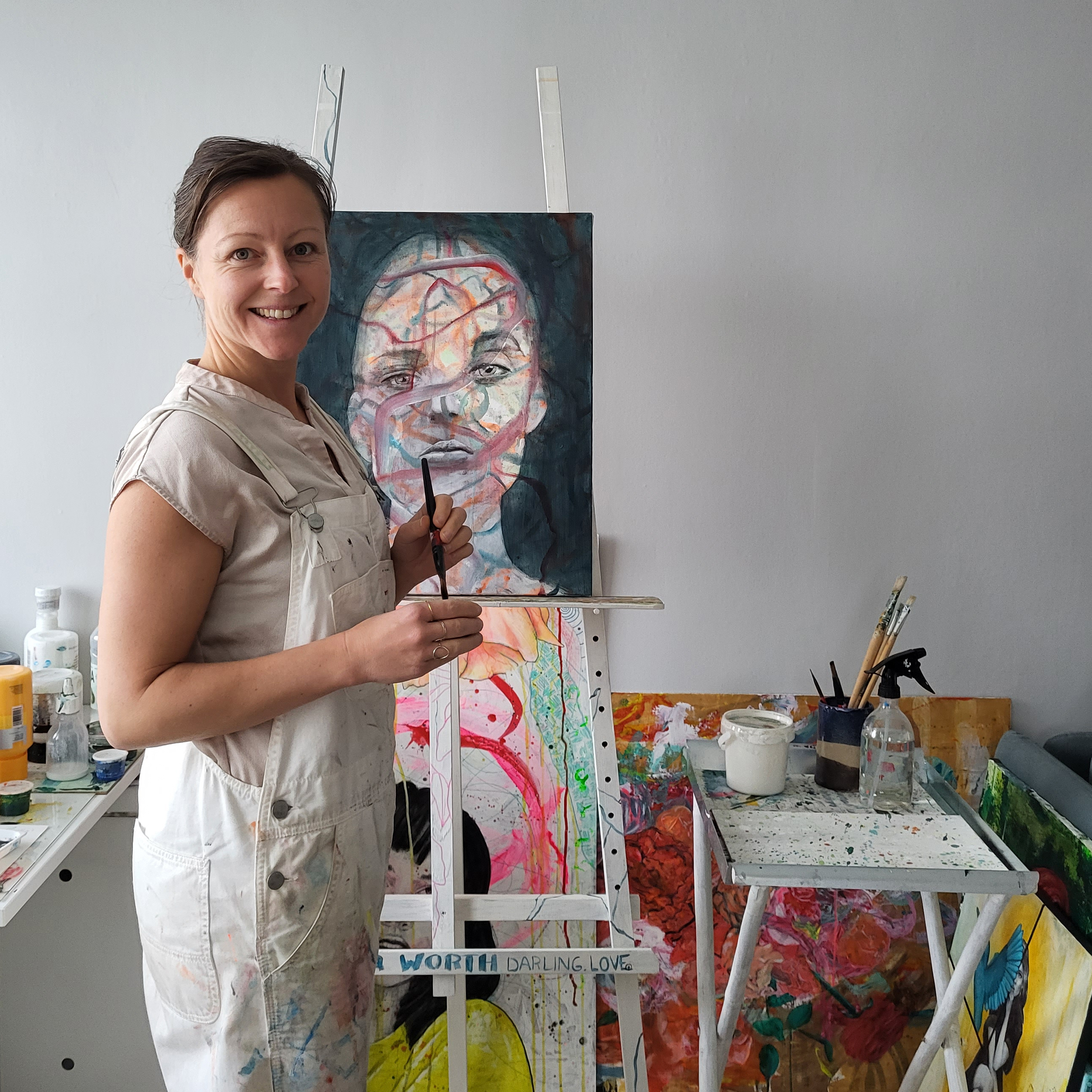 Portrait of the artist Kajsa Unge